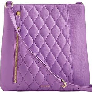 Vera Bradley Women's Quilted Molly
Crossbody Lavender Purple Purse Bag NWT